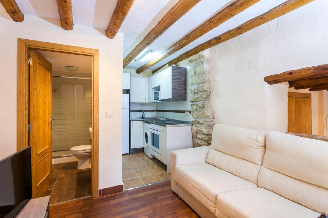 Apartamentos Casa Samper Santa Eulalia de Gállego Rom bilde